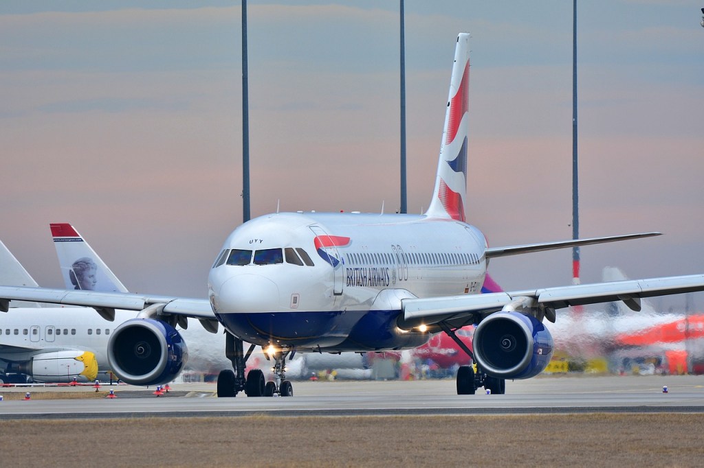 avions et vols British Airways également vendus sur Aéroports Voyages